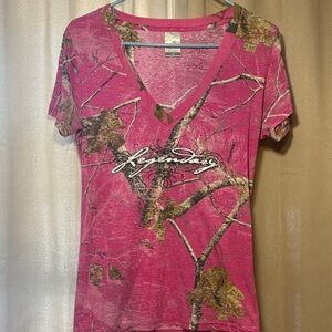 Legendary Whitetails Pink Camo Short Sleeve Tee